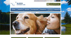 Desktop Screenshot of alaskaveterinaryclinic.com