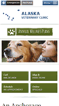 Mobile Screenshot of alaskaveterinaryclinic.com